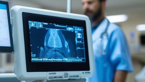 An lcd display in a medical environment