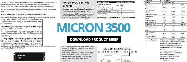 Micron 3500 Product Brief Image