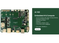 The Digital View AI-100 embedded AI and compute board