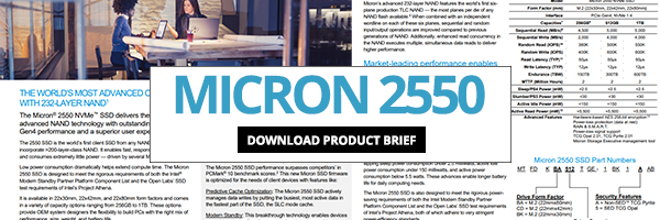 Micron 2550 Product Brochure Image